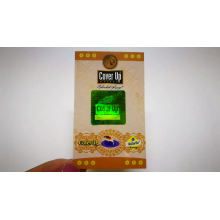 High quality anti-counterfeiting hot foil hologram ticket security coupon booklet